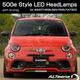 ��Ź�޼��դ�/UP DATE�ǡ�With Grumpy(�����ԡ�) FIAT/ABARTH500e Style Full LED�إåɥ饤�ȥ��å� for ABARTH500,595,695,F595,FIAT500