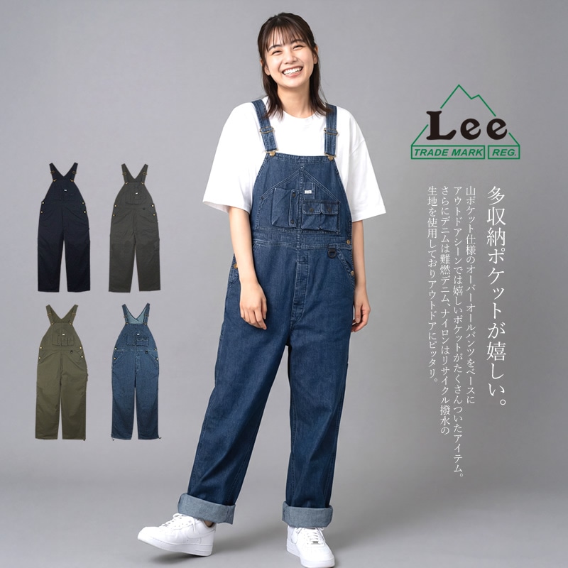 古き良きディティールを再現したLee大定番のオーバーオール。Lee