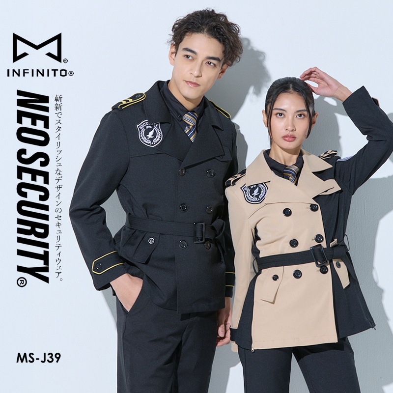 送料無料 警備服 トレンチ ジャケット ネオセキュリティ NEO SECURITY