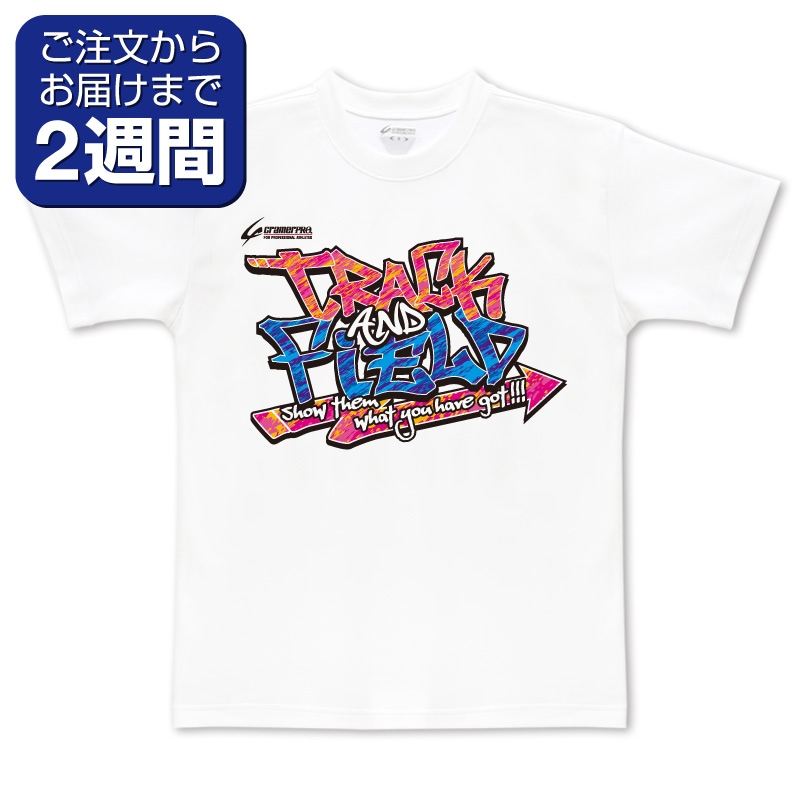 SDP グラフィックTシャツ Mサイズ グラフィティ陸上（前面プリントTシャツ/陸上） | 定番デザインウェア