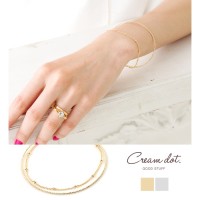 【ゆうパケット】ブレスレット オープンブレスレット レディース チェーン メタル ゴールド シルバー アクセサリー シンプル アンティーク 個性的 outlet|新商品|レディース