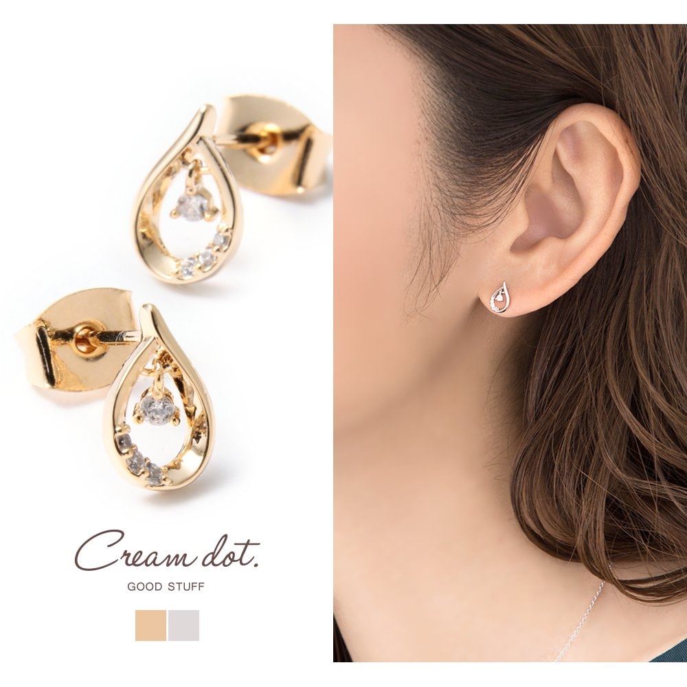 カスカCASUCA K18 フープピアス coca 片耳のみ