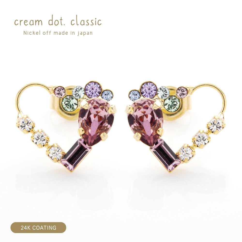 ゆうパケット】日本製 ピアス 金属アレルギー ニッケルフリー 24k