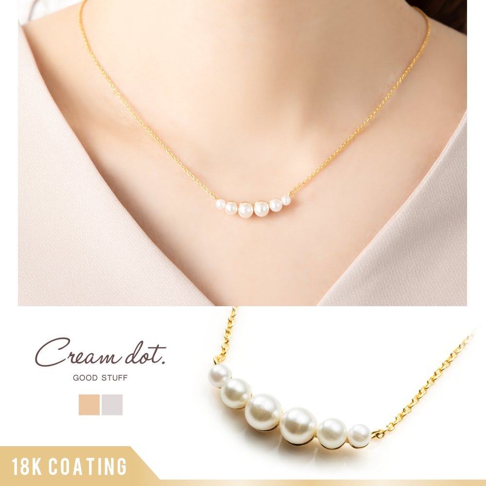 ゆうパケット】ネックレス 金属アレルギー ニッケルフリー 18k 