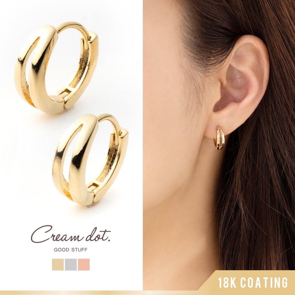 ゆうパケット】ピアス フープピアス 金属アレルギー ニッケル