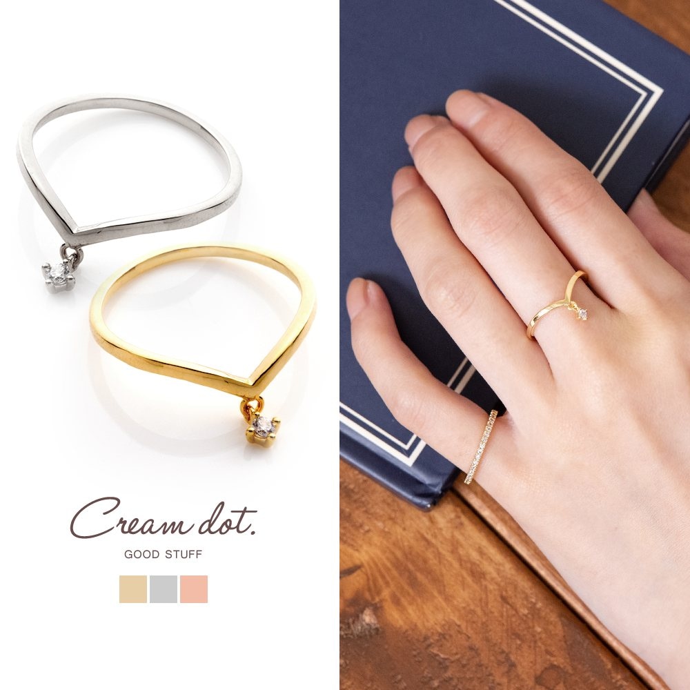 釘 ブレスレット 18K ゴールド ジルコニア リング付き nail ジュスト 釘 ブレスレット 18K ゴールド ジルコニア リング付き nail ジュスト