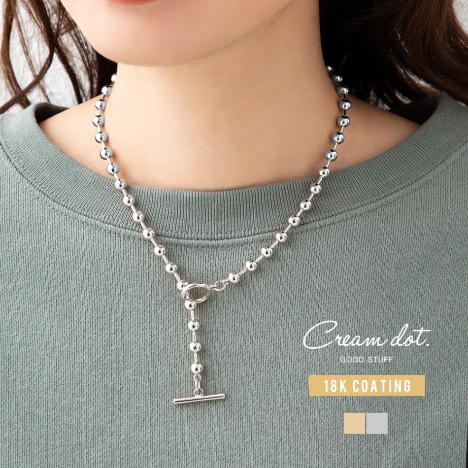 ゆうパケット】ネックレス 金属アレルギー ニッケルフリー 18k