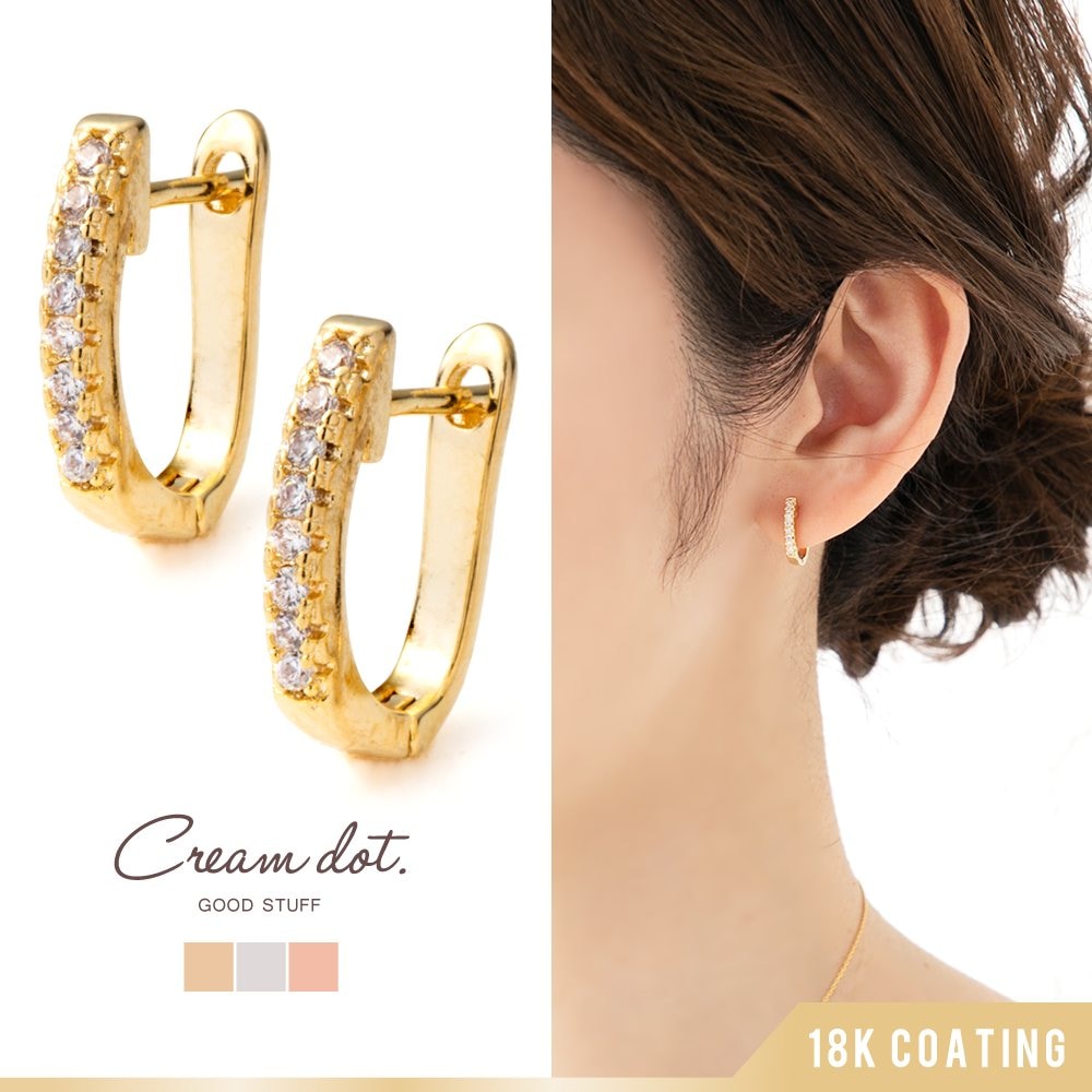 ゆうパケット】ピアス フープピアス 金属アレルギー ニッケルフリー