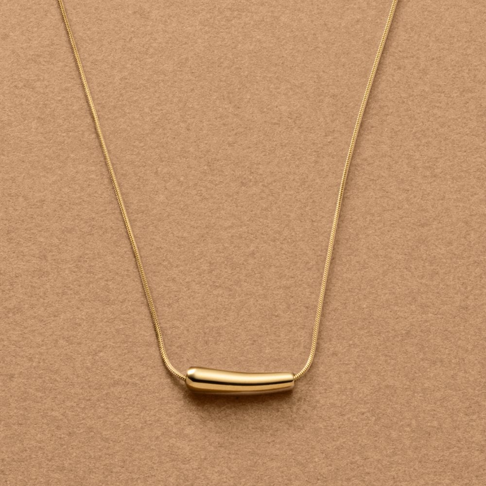 ゆうパケット】ステンレス製 ネックレス 金属アレルギー つけっぱなし