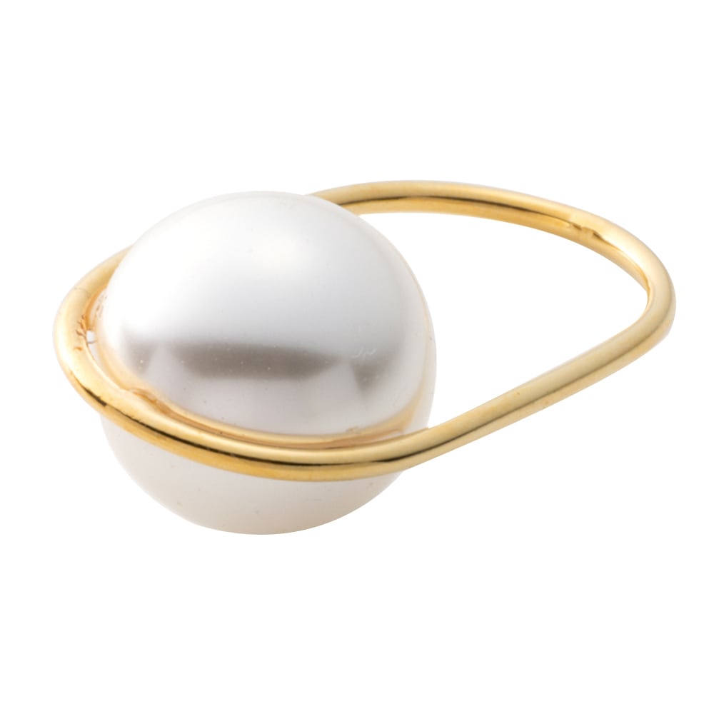 �ڤ椦�ѥ��åȡۥ�� ���� ��°����륮�� �˥å���ե꡼ 18k�����ƥ��� ��ǥ����� �ӥå��ѡ��� �礭�� ¸�ߴ� 12�� ��� ������� ����С� outlet