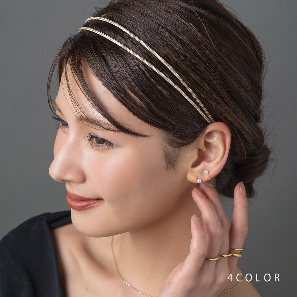 ゆうパケット】カチューシャ 大人 ヘアバンド レディース ヘア