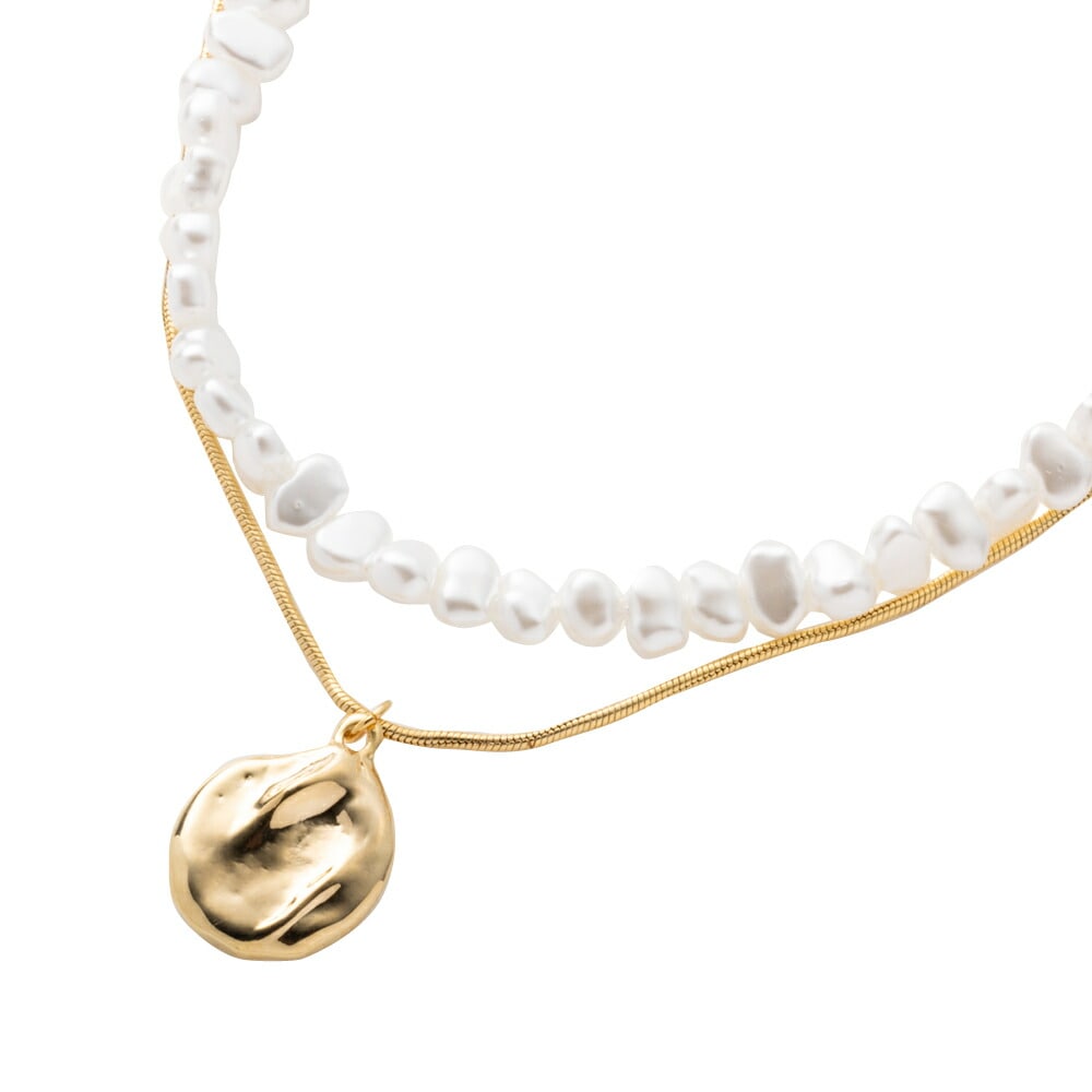 �ڶ�°����륮���б���2�����å� �ͥå��쥹 ��°����륮�� �˥å���ե꡼ 18k�����ƥ��� ��ǥ����� ���硼�� ���͡����������� �ѡ��� ����ե�Ĵ ��곰�� 3way ��� ����ץ� ������� ����С�