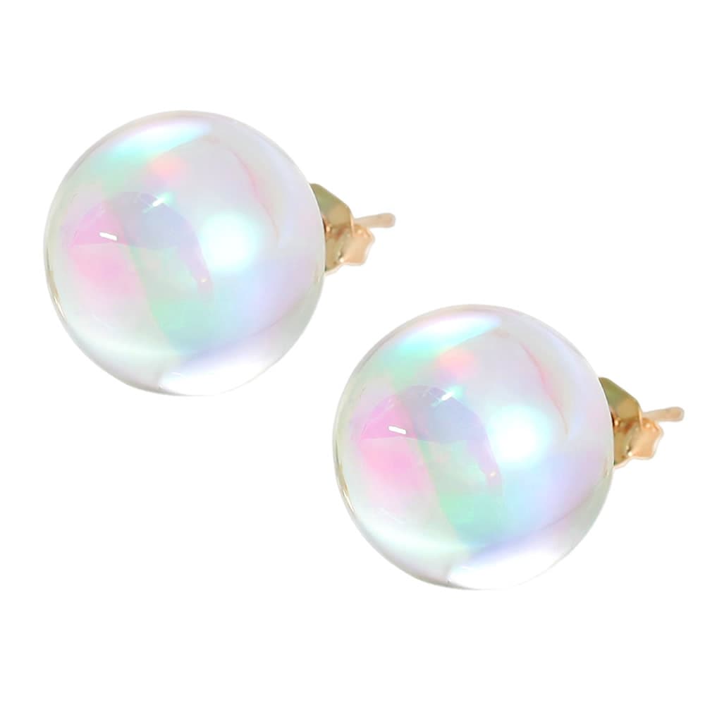 �ڤ椦�ѥ��åȡۥԥ��� ��°����륮�� �˥å���ե꡼ 18k�����ƥ��� ��ǥ����� �����åɥԥ��� �������� 3������ 8mm 12mm 16mm ��γ �礭�� ���ե��� �� �� ��� ���ꥢ ��٥����