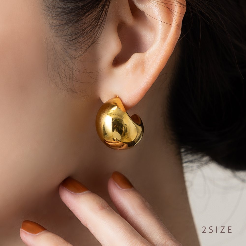 ゆうパケット】ステンレス製 ピアス 金属アレルギー つけっぱなし