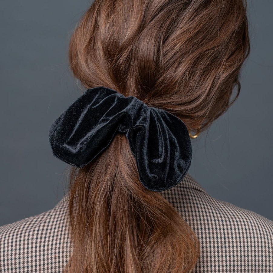 LOEM ベロア シュシュ ボルドー 新品 ロエム ヘアアクセサリー ヘアゴム LOEM ベロア シュシュ ボルドー 新品 ロエム ヘアアクセサリー