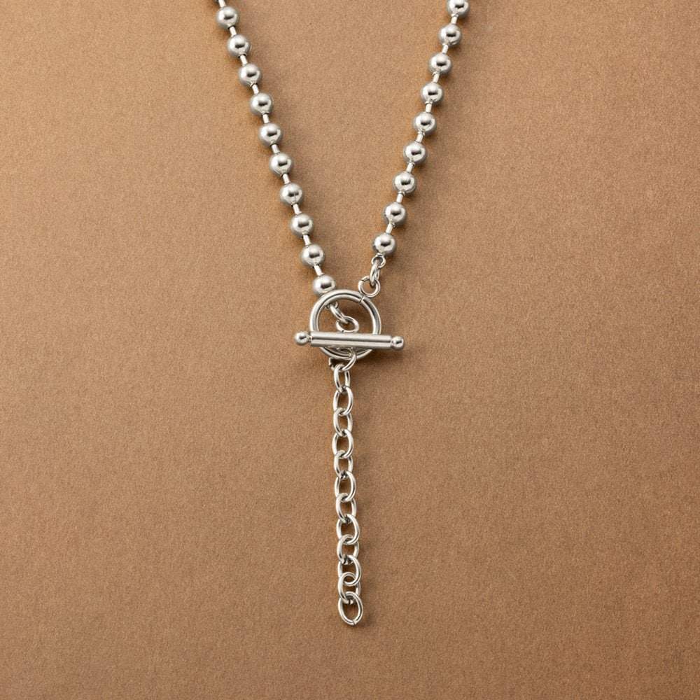 ゆうパケット】ステンレス製 ネックレス 金属アレルギー つけっぱなし