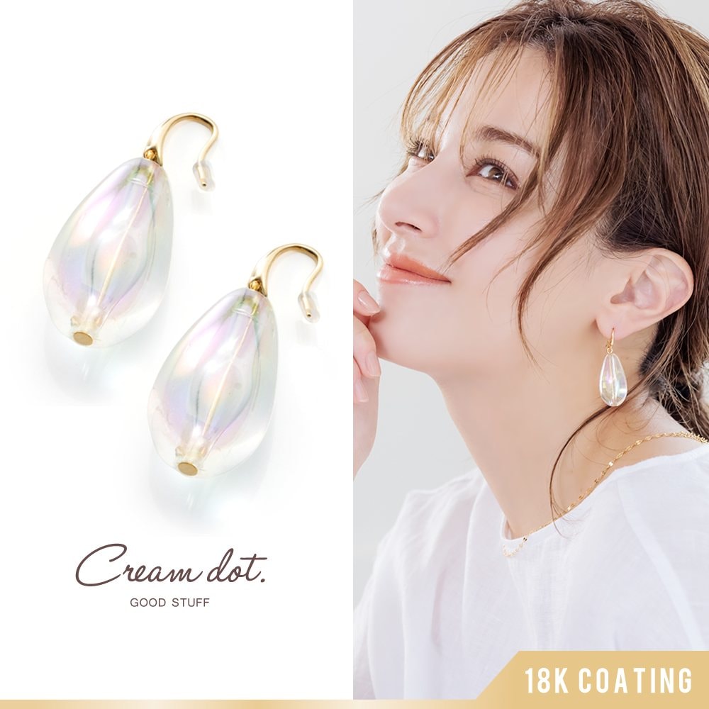 �ڤ椦�ѥ��åȡۥԥ��� �եå��ԥ��� ��°����륮�� �˥å���ե꡼ 18k�����ƥ��� ��ǥ����� �������� �ɥ��å� �פä��� ��֤� �礭�� �ɤ�� ���ꥢ Ʃ�� ���ꥳ�󥭥�å��դ� ¸�ߴ� ��� ������� outlet