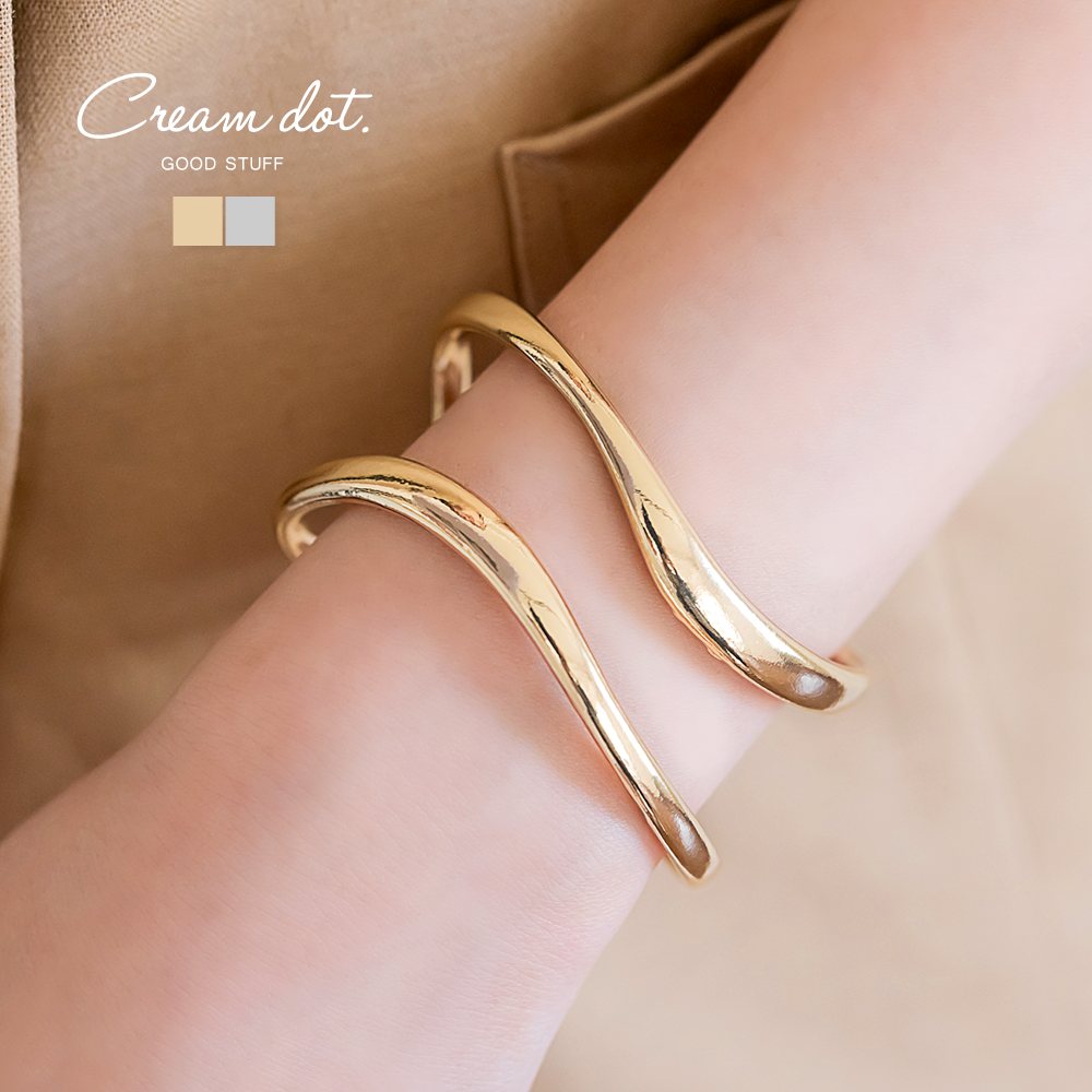 【Jouete】ダブルラインバングル　シルバー系 Jouete｜ダブルライン バングル | Rakuten Fashion(楽天