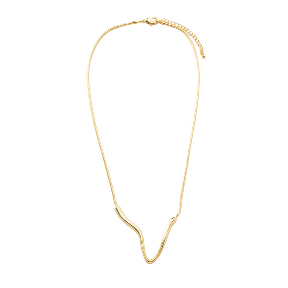 �ڤ椦�ѥ��åȡ� �ͥå��쥹 ��°����륮�� �˥å���ե꡼ 18k�����ƥ��� ��ǥ����� ���硼�� ���� �������� V�� �᥿�� �� ���͡����������� Ĺ�������٤� �ѷ� ���󥰥ͥå��쥹 ��� ������� ����С� outlet