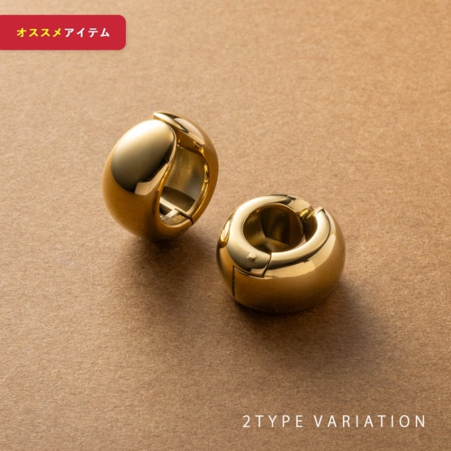 ゆうパケット】 ステンレス製 カフイヤリング イヤリング 金属