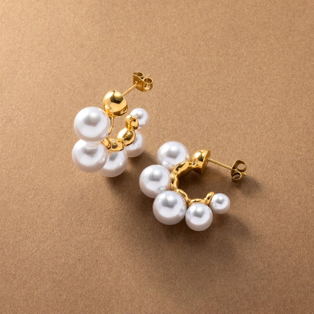 サージカルステンレス】ピアス フープピアス 金属アレルギー対応 つけ