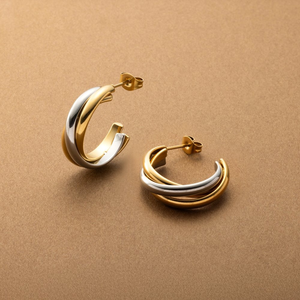 ゆうパケット】 ステンレス製 ピアス 金属アレルギー つけっぱなし