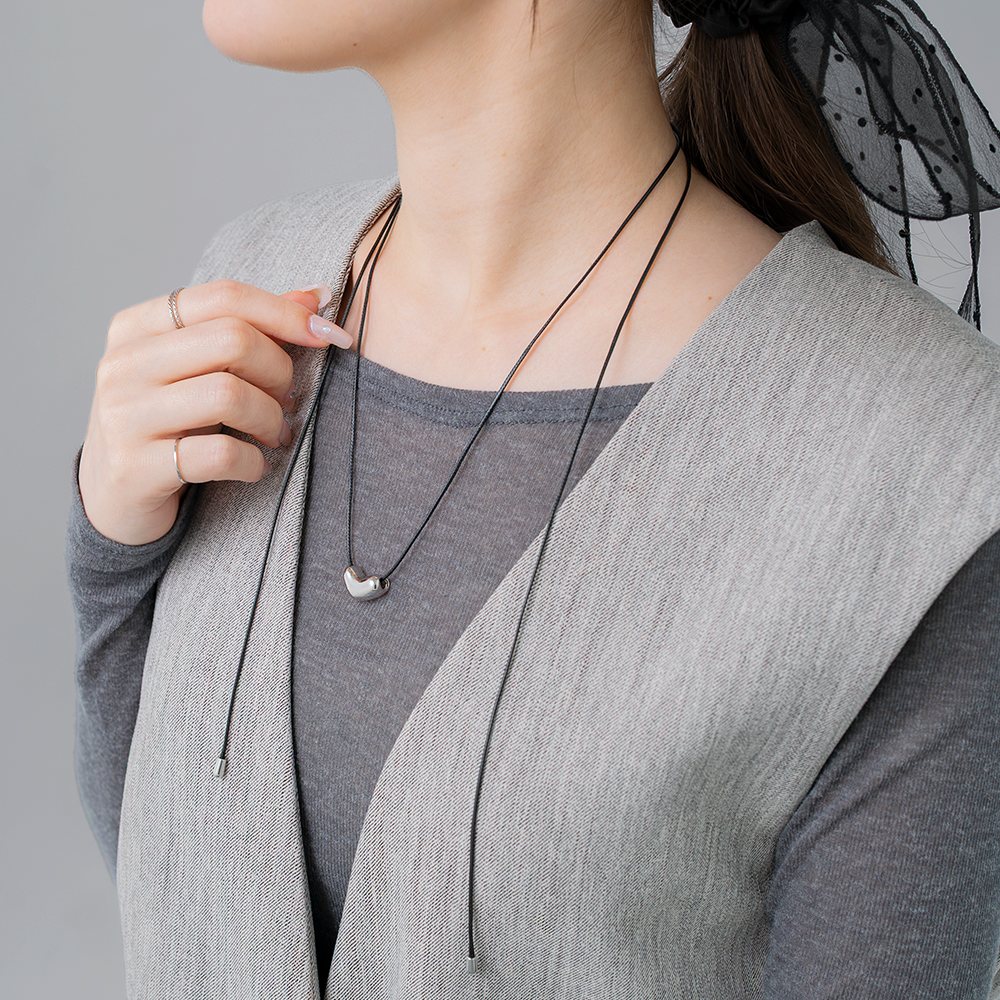 �ڤ椦�ѥ��åȡ� �ͥå��쥹 ��ǥ����� �쥶�������� �����ɥͥå��쥹 PU�쥶�� �᥿�� �ϡ��� �פä��� Ĺ��Ĵ�� ��� ������� ����С� �֥�å� outlet