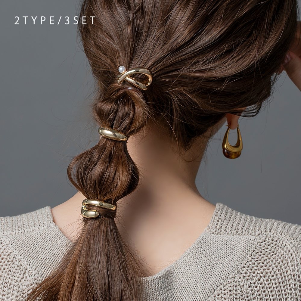 yunコンプレックスビズヘアアクセサリー 5点とアッカACCA1点