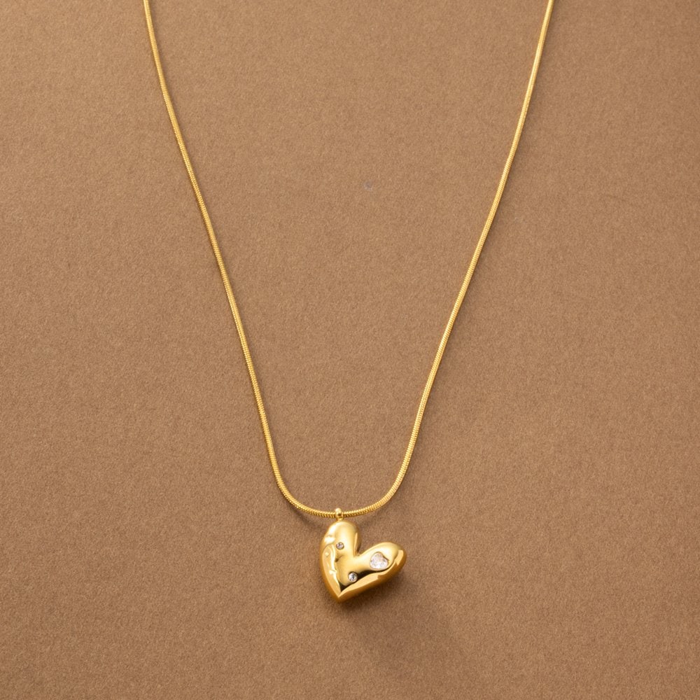 ソイングク ハートクリーム ネックレス ソイングク ハートクリーム ネックレス ソ・イングク、レトロな銀ぶち