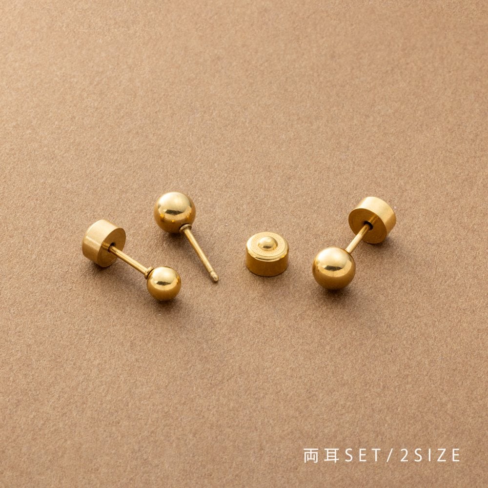サージカルステンレス】ピアス 金属アレルギー対応 つけっぱなし