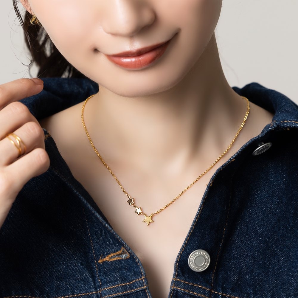 ڤ椦ѥåȡ ͥå쥹 °륮 ˥åե꡼ 18kƥ ǥ 硼    ȥ 3Ϣ ᥿ ȥ꡼   С ԥ󥯥