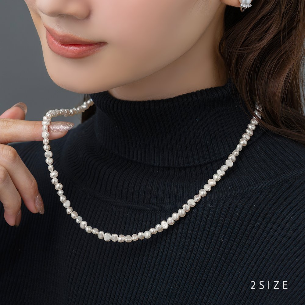 �ڶ�°����륮���б��ۥͥå��쥹 ����С�925 ��ǥ����� ���硼�� ø��ѡ��� 2������ 4mm 6mm Ĺ��Ĵ�� ���饤�ɼ� ����������� �ʥ�����