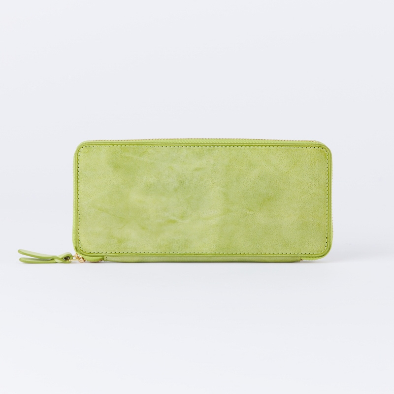 Creed SIBILLA ラウンドロングウォレット ライトグリーン 335C089 #59