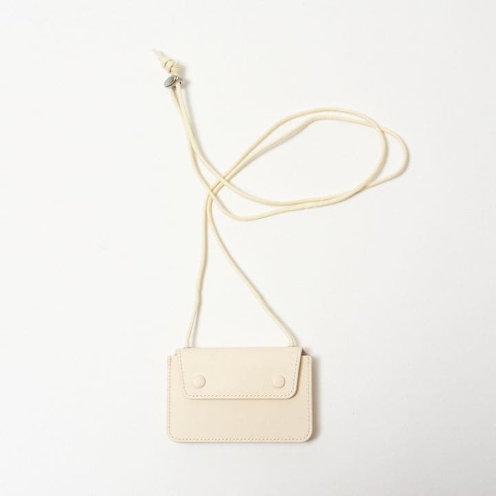 Creed CANVAS LEATHER マルチカードケース ホワイト 827C3 #01