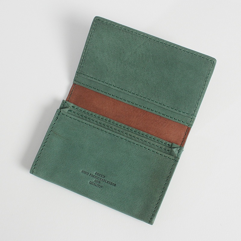 その他 Creed Creed RUB カードケース グリーン 312C921 #60 | レザーバッグ財布の