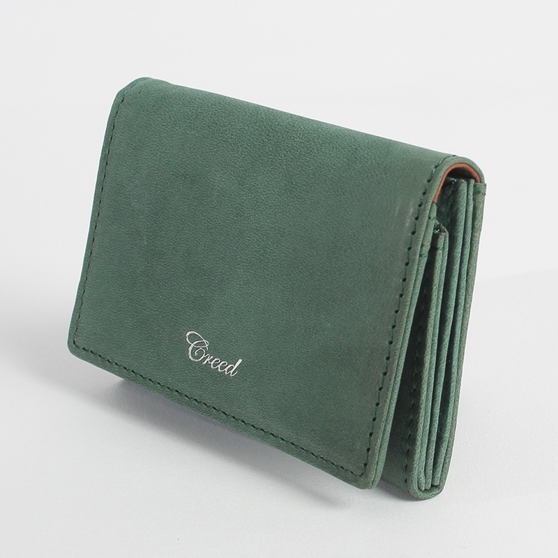 Creed RUB カードケース グリーン 312C921 #60 | レザーバッグ