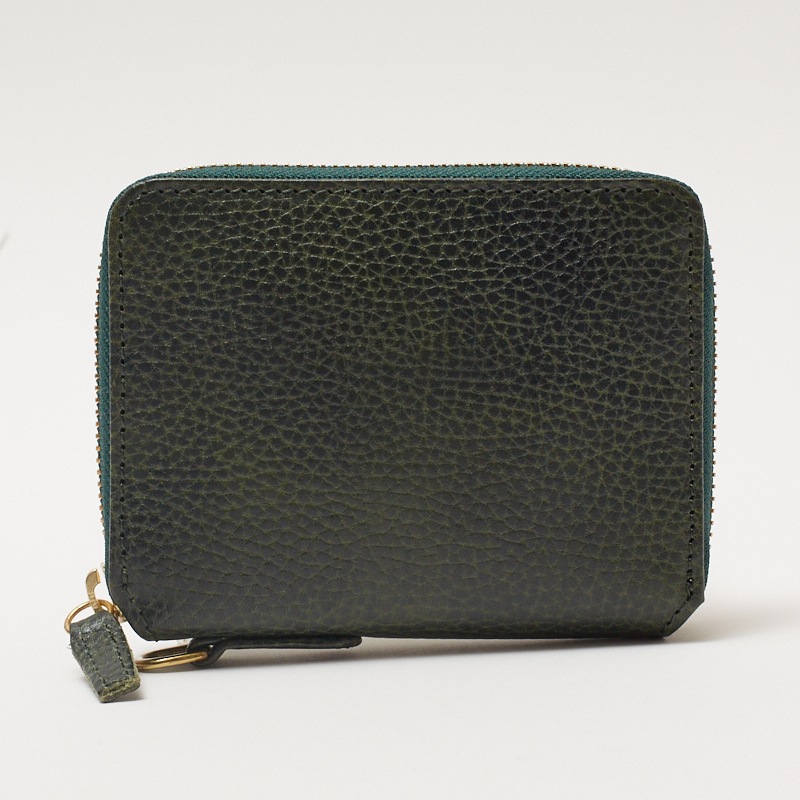 106ミドルトラッカーウォレットイタリアンレザーTEXAS【グリーン】