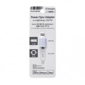 PG-IP5CN04WH mFI�Ѵ������ץ�micro USB/Lightning���ͥ��� �ۥ磻�� | Lightning�����֥�