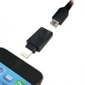 KL-18 �����Ѵ������ץ� microUSB��LN | Lightning�����֥�