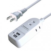 AJ-588 AC���å� 1m 2.4A IC USB2P AC3P WH | �����ѽ��Ŵ�