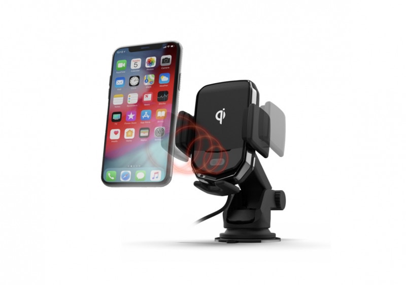 (非売品)ワイヤレス充電器 KW-8 ワイヤレス充電器自動開閉ホルダー キャパシタ付 | カー用品