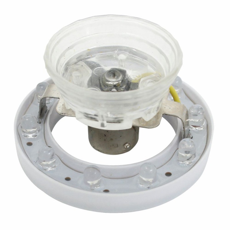 å CE36 Ķή ޡ˥å ۥ磻 12V 24V | ŵ  BA15s ޡץ˥å ޡ ޡ  ֹ  ȥå   ɥޡ å ե쥯 LEDޡ