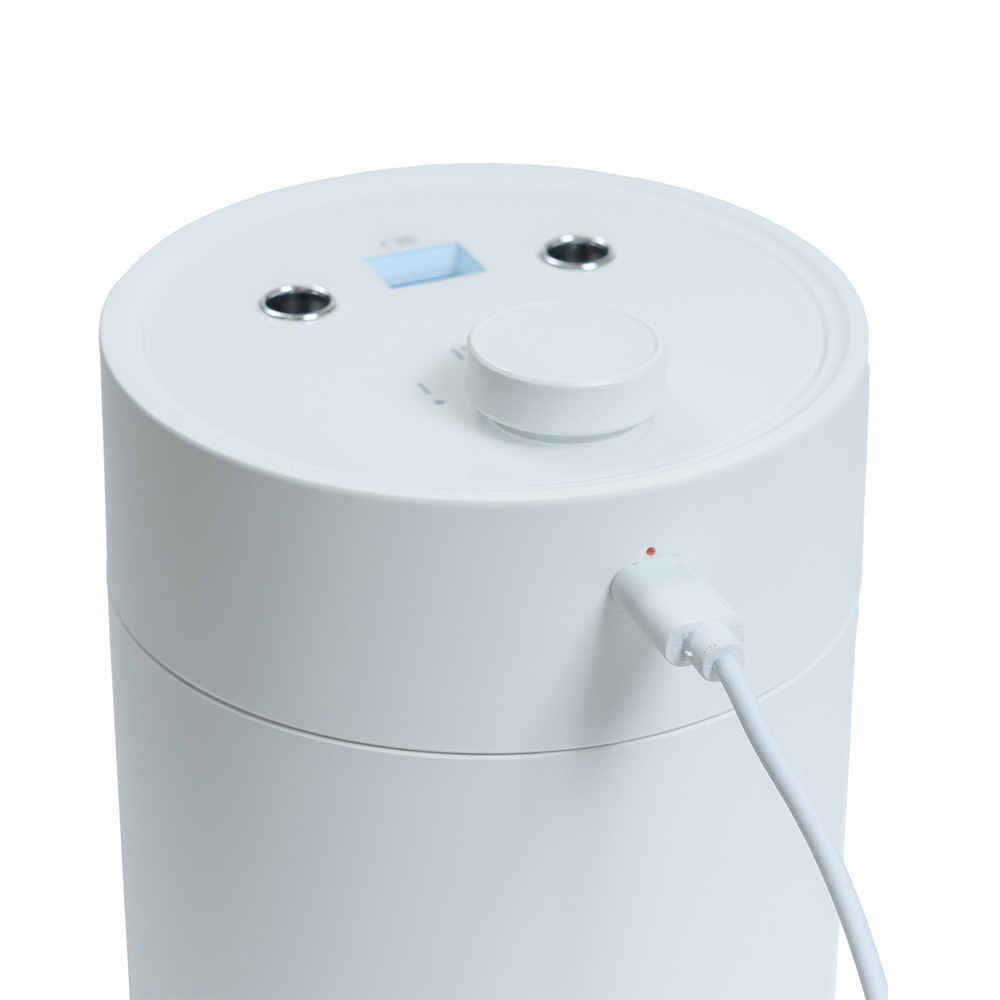 ホワイト月型加湿器 充電ケーブル付き クーポンで1980円】2025進化版 加湿器 卓上加湿器 小型加湿器