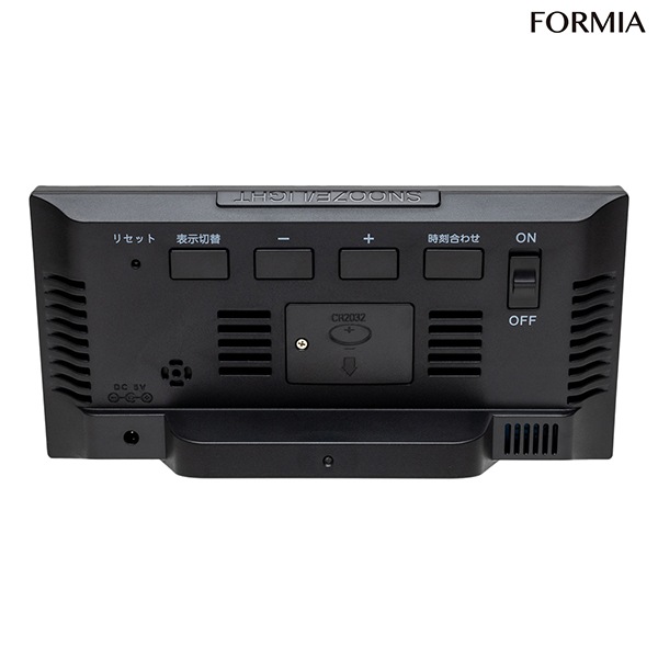 FORMIA フォルミア デジタル 時計 明るさ切り替え カレンダー