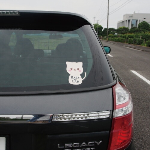 ベビーインカー ステッカー A-15【リス りす ベイビー キッズ チャイルド ベイビーインカー チャイルドインカー キッズインカー baby kids child on board 赤ちゃん こども 子供 男の子 女の子 かわいい かっこいい】