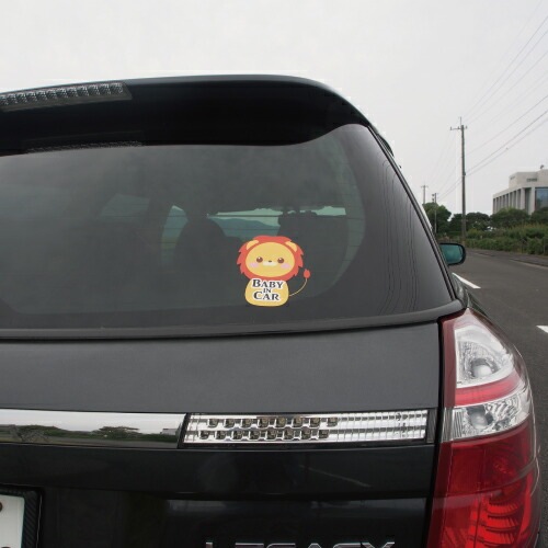 ベビーインカー ステッカー A-15【リス りす ベイビー キッズ チャイルド ベイビーインカー チャイルドインカー キッズインカー baby kids child on board 赤ちゃん こども 子供 男の子 女の子 かわいい かっこいい】