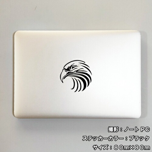 イーグル ステッカー 02【5サイズ 全26色】【鷲 ワシ タカ 鷹 hawk トライバル タトゥー ちょいワル 傷隠し ヤンキー オラオラ系 かっこいい シール デカール スマホ 車 バイク ヘルメット】