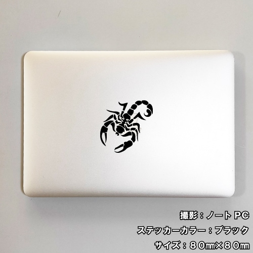 スコーピオン ステッカー 03【5サイズ 全26色】【さそり サソリ