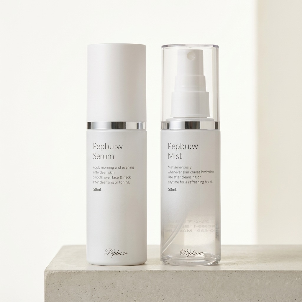 ヒト神経幹細胞培養液×ペプチド｜エイジングケア化粧水＆美容液