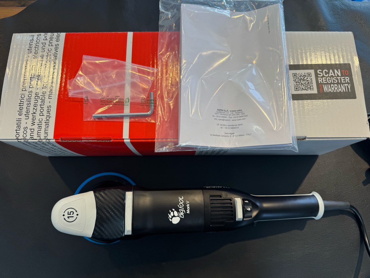 RUPES BIGFOOT LHR15 MARK Ⅴ / ルペス 15㎜オービット ダブルアクションポリッシャー